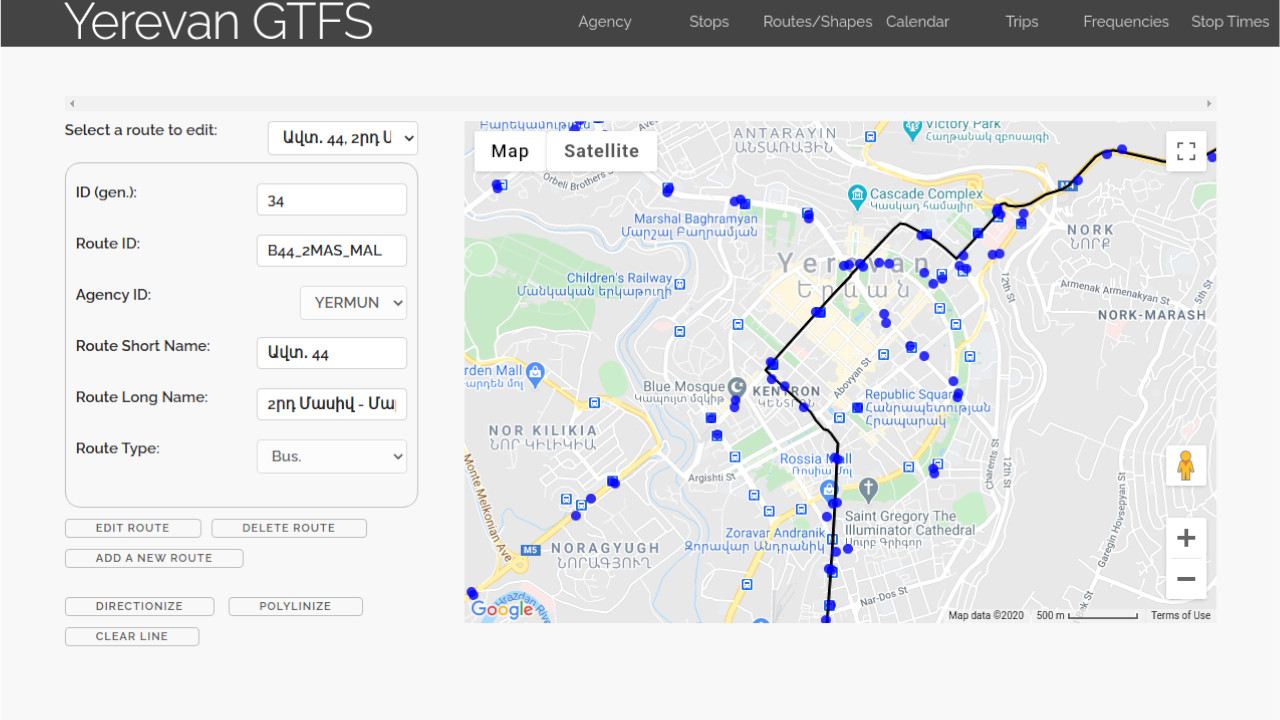 GTFS Editor
