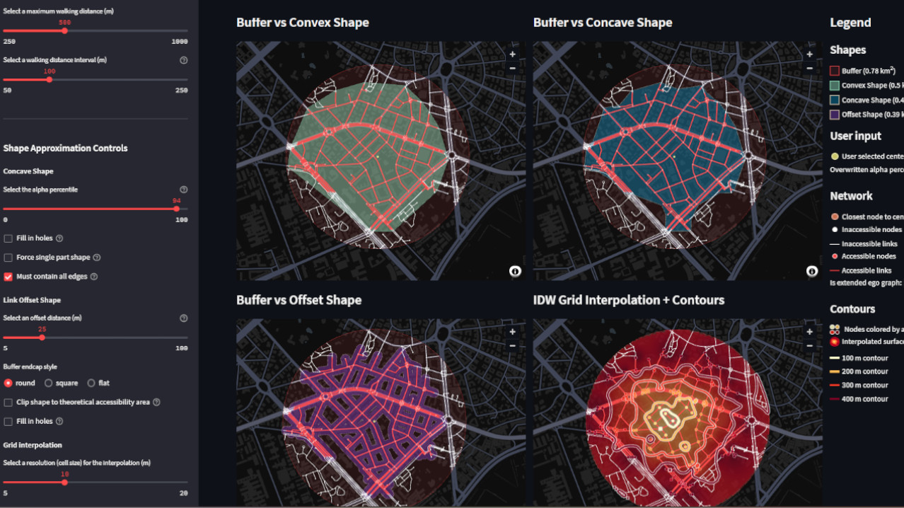 Isochrone Calculator App
